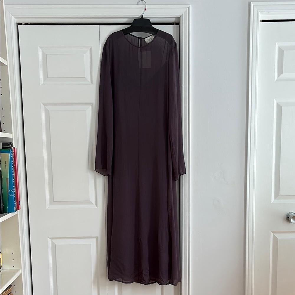 NWT DISSH Mari Eggplant Long Sleeved Dress - Picture 9 of 11